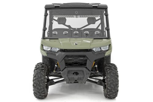 Vented Full Windshield | Scratch Resistant | Can-Am Defender HD 5/HD 8/HD 9/HD 10 - Image 3