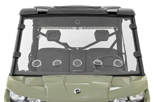 Vented Full Windshield | Scratch Resistant | Can-Am Defender HD 5/HD 8/HD 9/HD 10 - Image 2