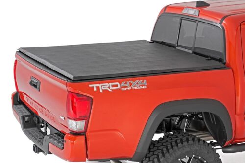 Soft Tri-Fold Bed Cover | 5' Bed | Dbl Cab | Toyota Tacoma 2WD/4WD (16-23) - Image 2