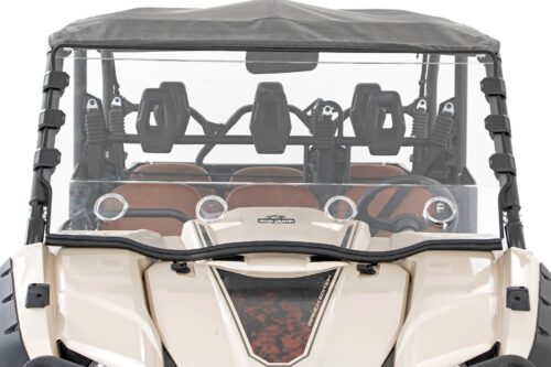 Vented Full Windshield | Scratch Resistant | Yamaha Viking - Image 4