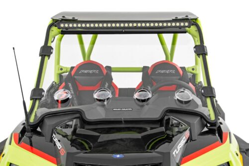 Vented Full Windshield | Scratch Resistant | Polaris RZR Turbo S - Image 3