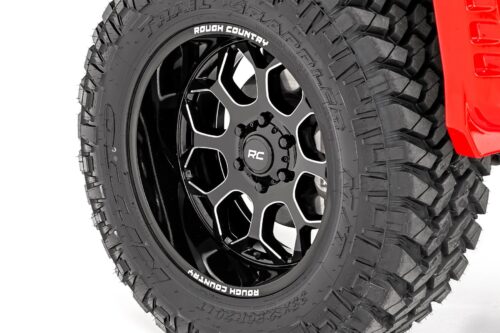 Rough Country 96 Series Wheel | One-Piece | Gloss Black | 20x10 | 6x5.5 | -19mm - Image 4