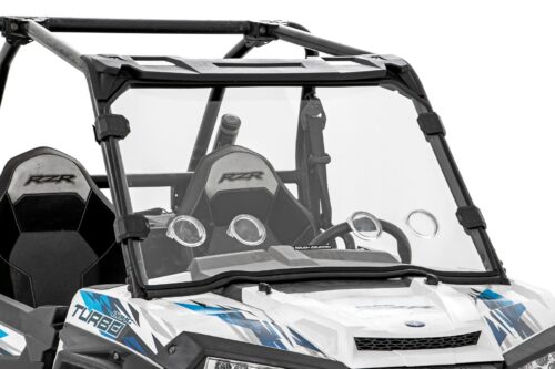 Vented Full Windshield | Scratch Resistant | Polaris RZR - Image 2