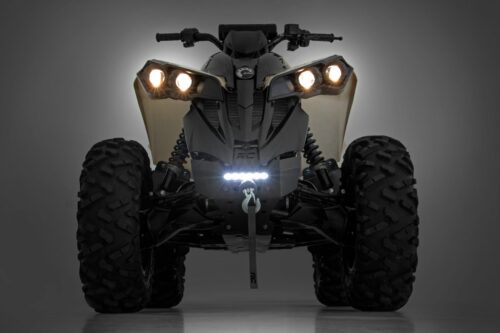 Winch Bumper | 4500-Lb Winch | Black Series LED | 6" Light | Can-Am Renegade - Image 5