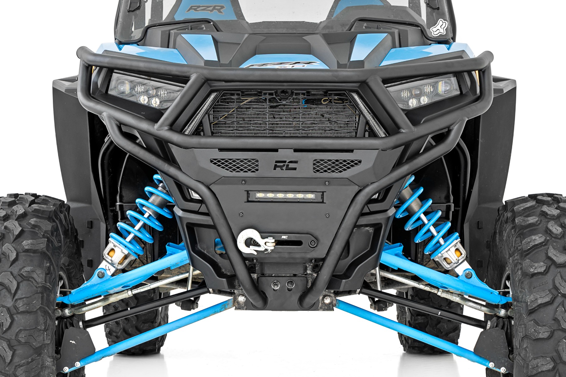 Tubular Bumper | Front | Black Series LED | 6" Light | Slim Line | Polaris RZR XP 1000 - Image 2