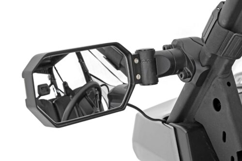 UTV Aluminum Side Mirrors w/Turn Signal (Pro-Fit Cages | Universal) - Image 4