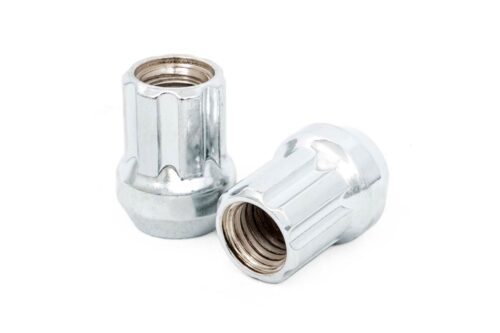 M14 x 2.0 Lug Nut Set of 24 | Chrome | Open End - Image 2