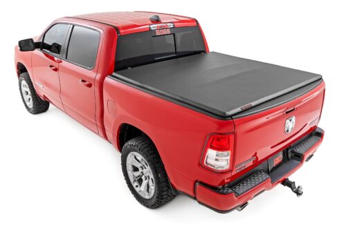 Soft Tri-Fold Bed Cover | 6'4" Bed | Ram 1500 (19-24)/1500 TRX (21-23) - Image 2