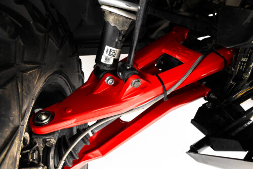 Red Forged Alum High Clearance 2" Fwd Offset Control Arms w/Ball Joints | Polaris Ranger 1000XP - Image 5