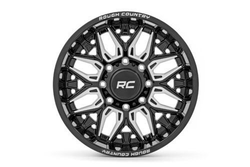 Rough Country 86 Series Wheel | One-Piece | Gloss Black | 22x10 | 6x135 | -19mm - Image 2