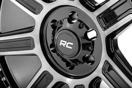 Rough Country 89 Series Wheel | One-Piece | Black Machined Gun Metal | 20x10 | 8x180 | -19mm - Image 4