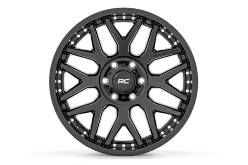 Rough Country 95 Series Wheel | One-Piece | Gloss Black | 20x10 | 6x5.5 | -18mm - Image 2