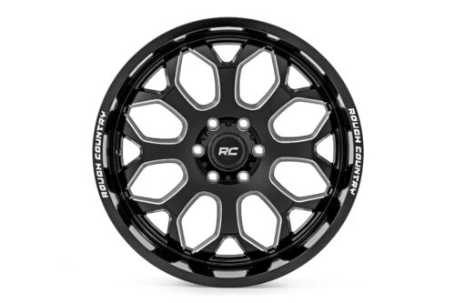 Rough Country 96 Series Wheel | One-Piece | Gloss Black | 20x10 | 6x5.5 | -19mm - Image 2