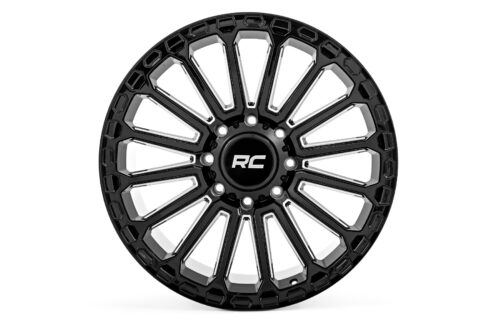 Rough Country 97 Series Wheel | One-Piece | Gloss Black | 17x8.5 | 5x4.5 | -12mm - Image 2