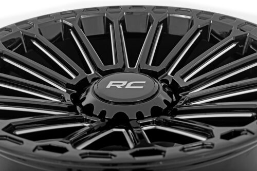 Rough Country 97 Series Wheel | One-Piece | Gloss Black | 17x9 | 5x5 | -12mm - Image 5