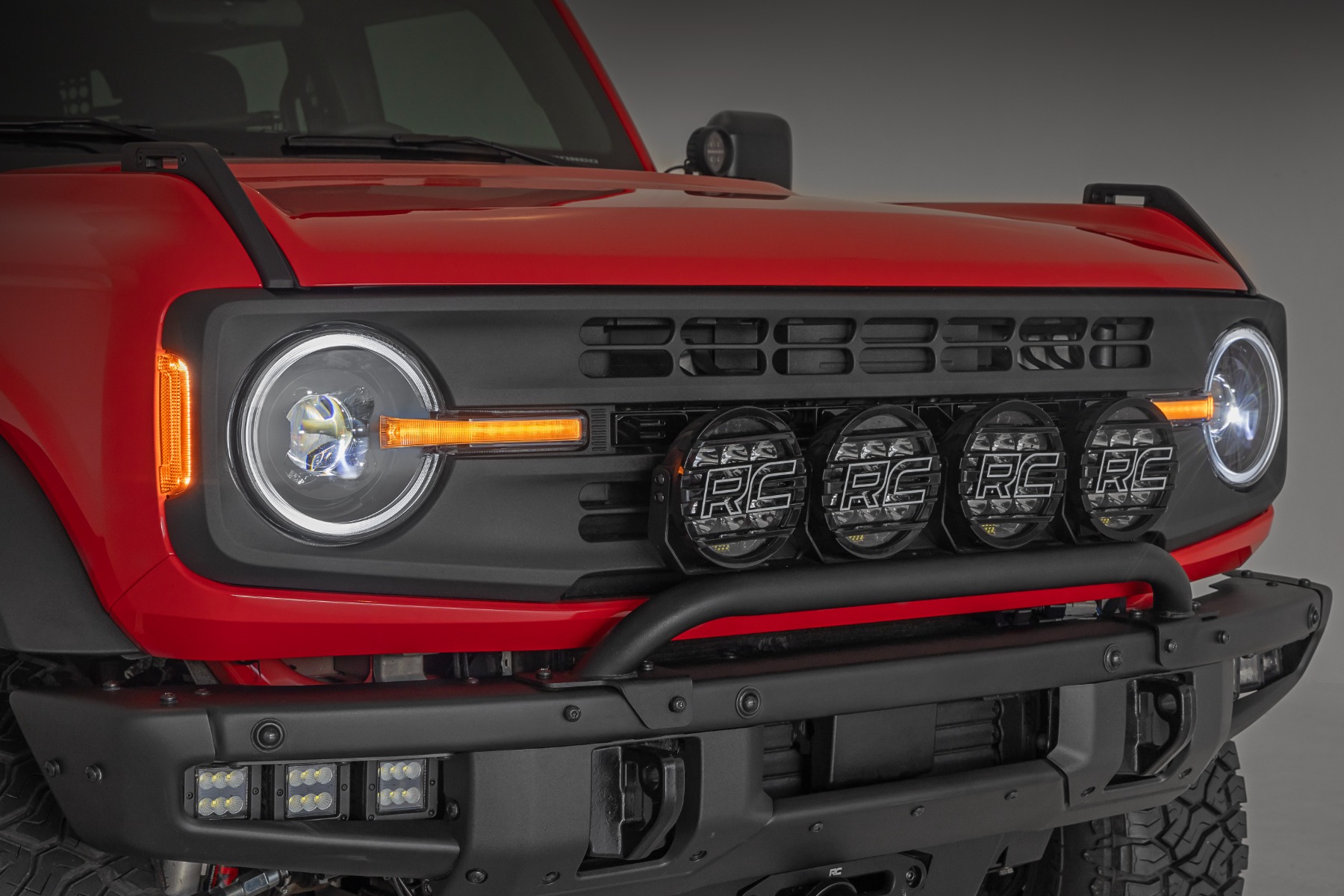 DRL Halo LED Headlights | DOT Approved | Ford Bronco (21-24) - Image 3
