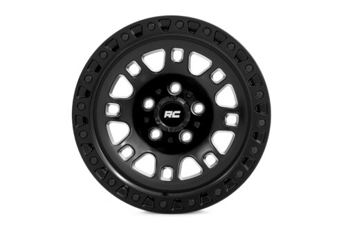 Rough Country 82 Series Wheel | One-Piece | Semi Gloss Black | 15x8 | 5x4.5 | -19mm - Image 2