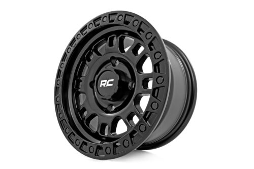 Rough Country 82 Series Wheel | One-Piece | Semi Gloss Black | 14x7 | 4x137 | +10mm - Image 3