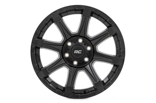 Rough Country 81 Series Wheel | One-Piece | Semi Gloss Black | 20x10 | 6x5.5 | -25mm - Image 2