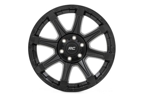 Rough Country 81 Series Wheel | One-Piece | Semi Gloss Black | 20x10 | 6x135 | -19mm - Image 2