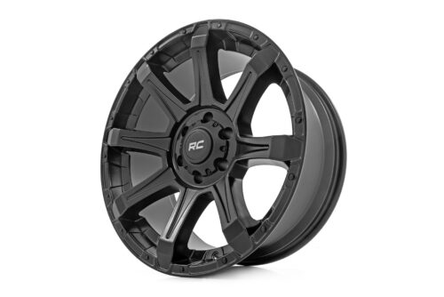 Rough Country 81 Series Wheel | One-Piece | Semi Gloss Black | 20x10 | 6x5.5 | -25mm - Image 3