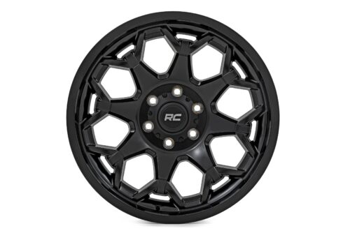 Rough Country 80 Series Wheel | One-Piece | Semi Gloss Black | 20x10 | 8x170 | -19mm - Image 2