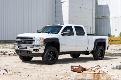 Pocket Fender Flares | 6'7" & 8' Bed | 16 Graystone | Chevy Silverado 1500/2500HD/3500HD (07-14) - Image 4