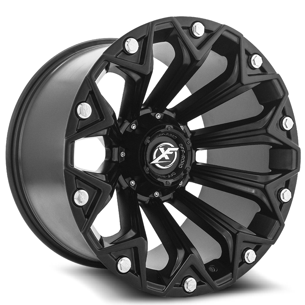 XF Offroad XF-212 Satin Black 20x9 (-12) 5x139.7/5x150