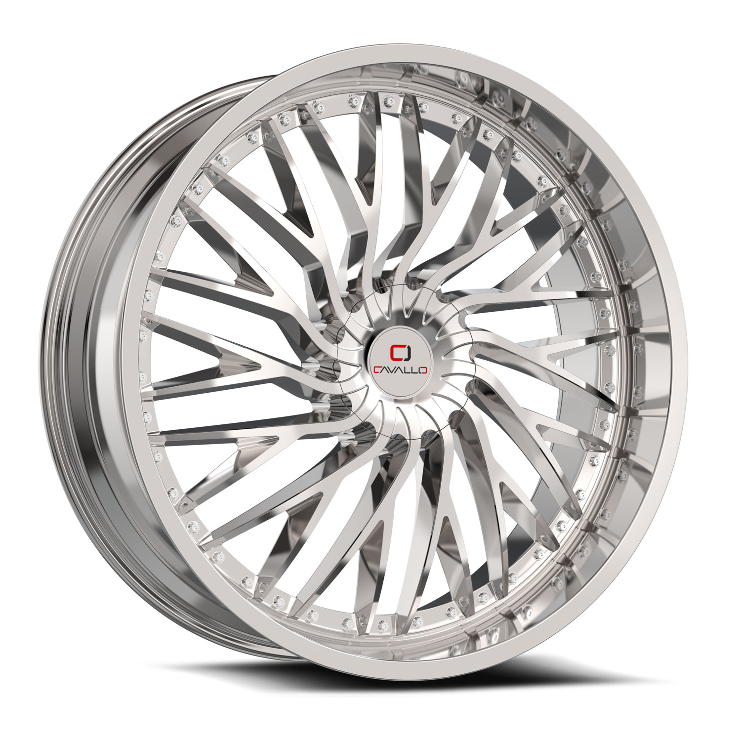 Cavallo Clv-43 Chrome 24x9 (+34) 5x115