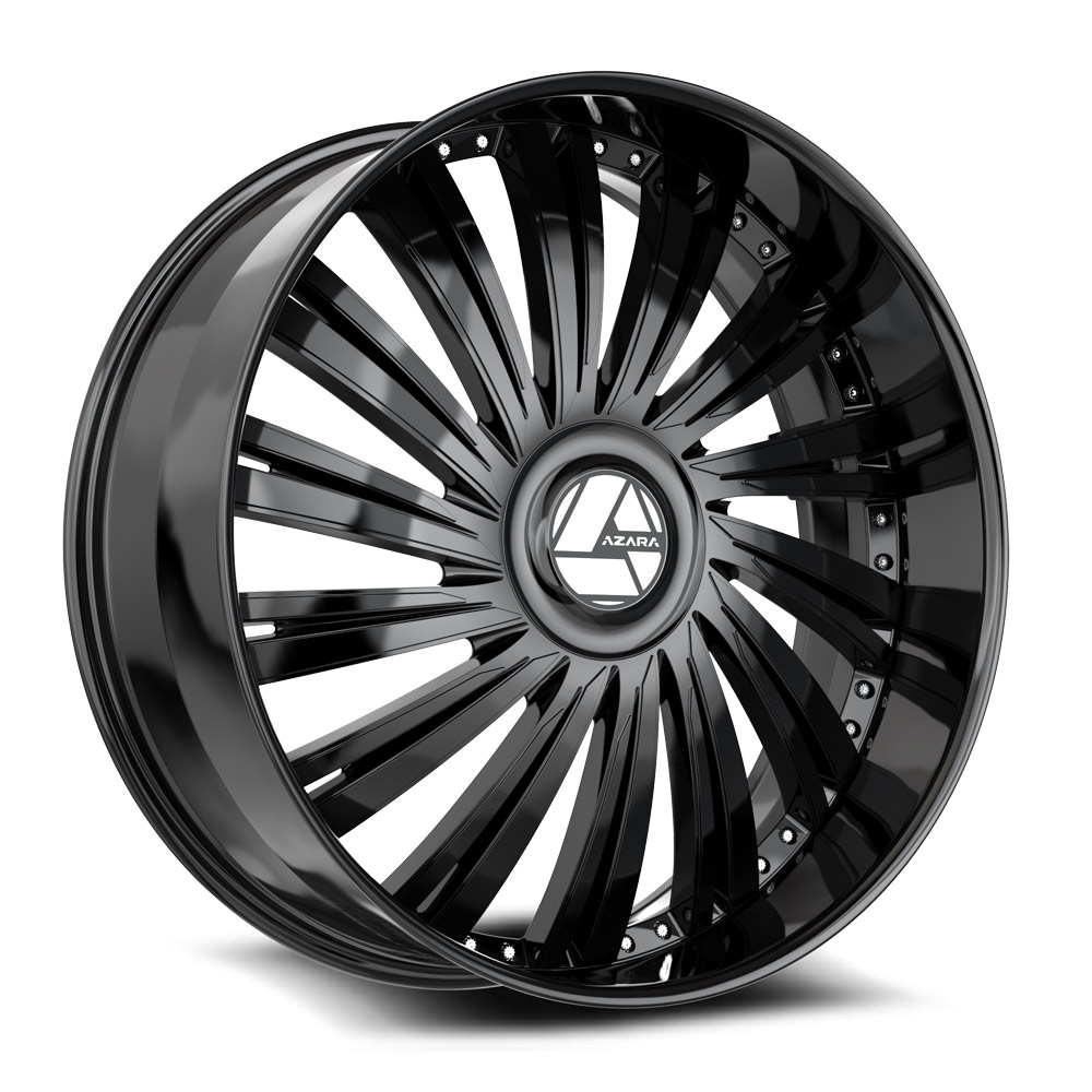 Azara AZX-102 Gloss Black 22x9.5 (+15)Blank 5x