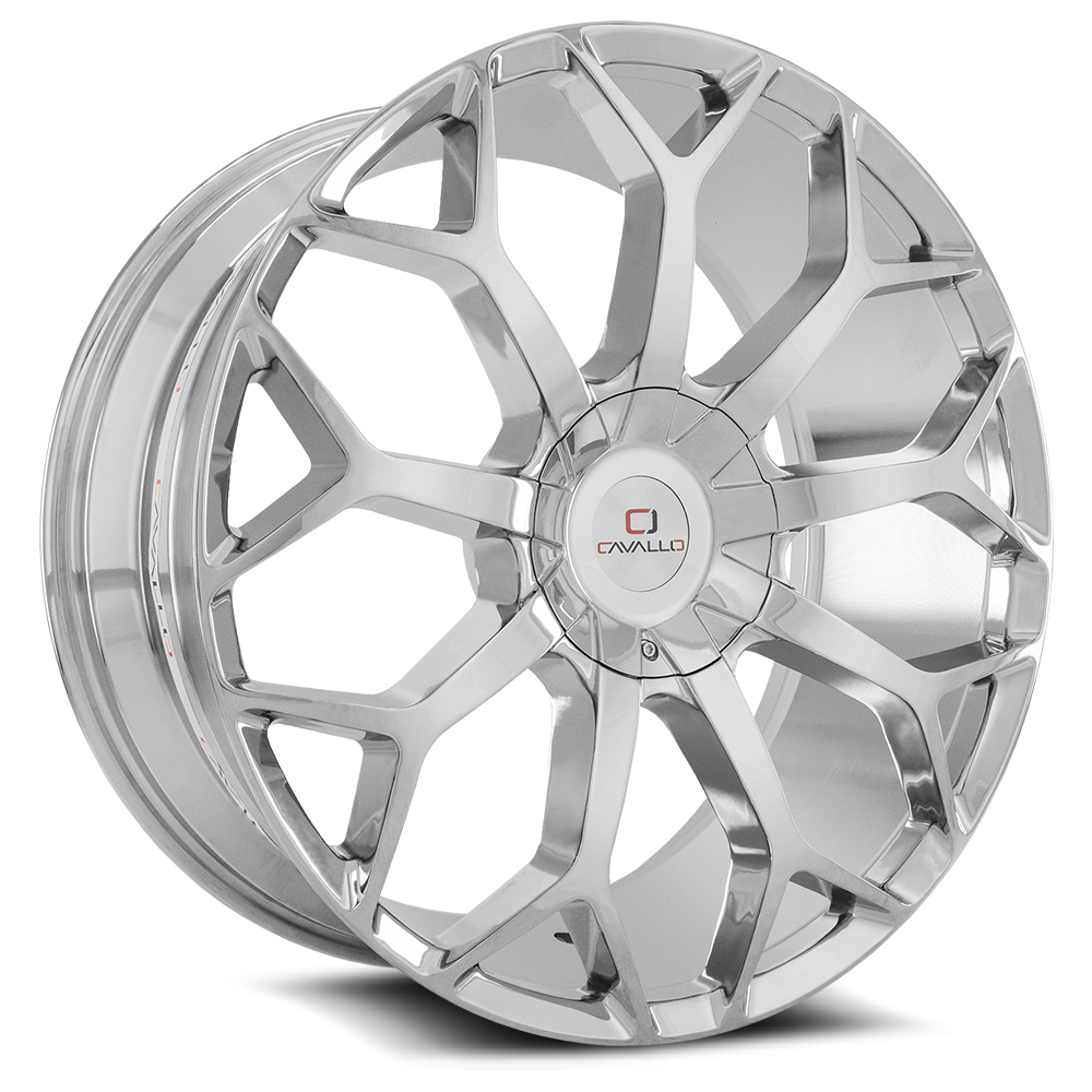 Cavallo Clv-22 Chrome 22x9.5 (+15) 5x115