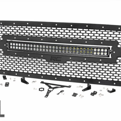 Ford Mesh Grille 30 Inch Dual Row Black Series LED w/Cool White DRL 15-17 F-150 Rough Country