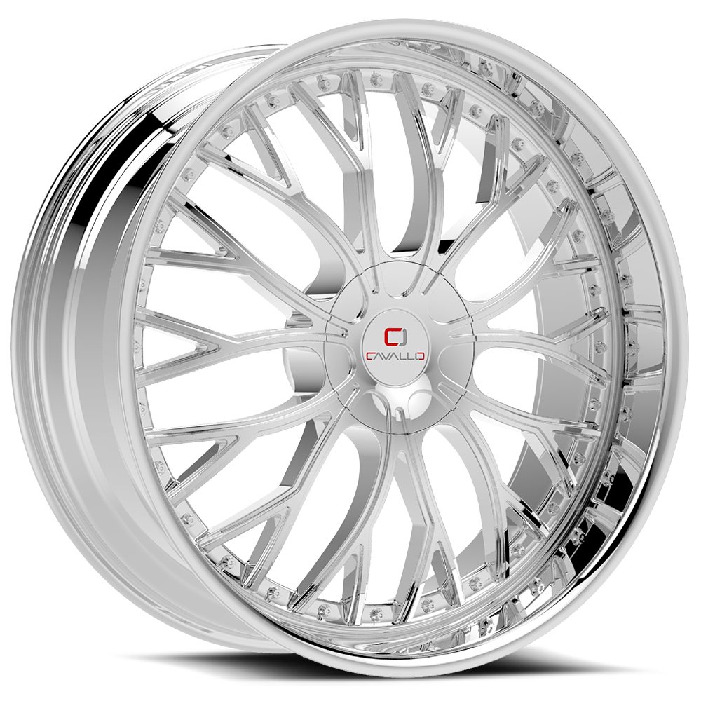 Cavallo CLV-33 Nano Chrome 18x8 (+35)4x100