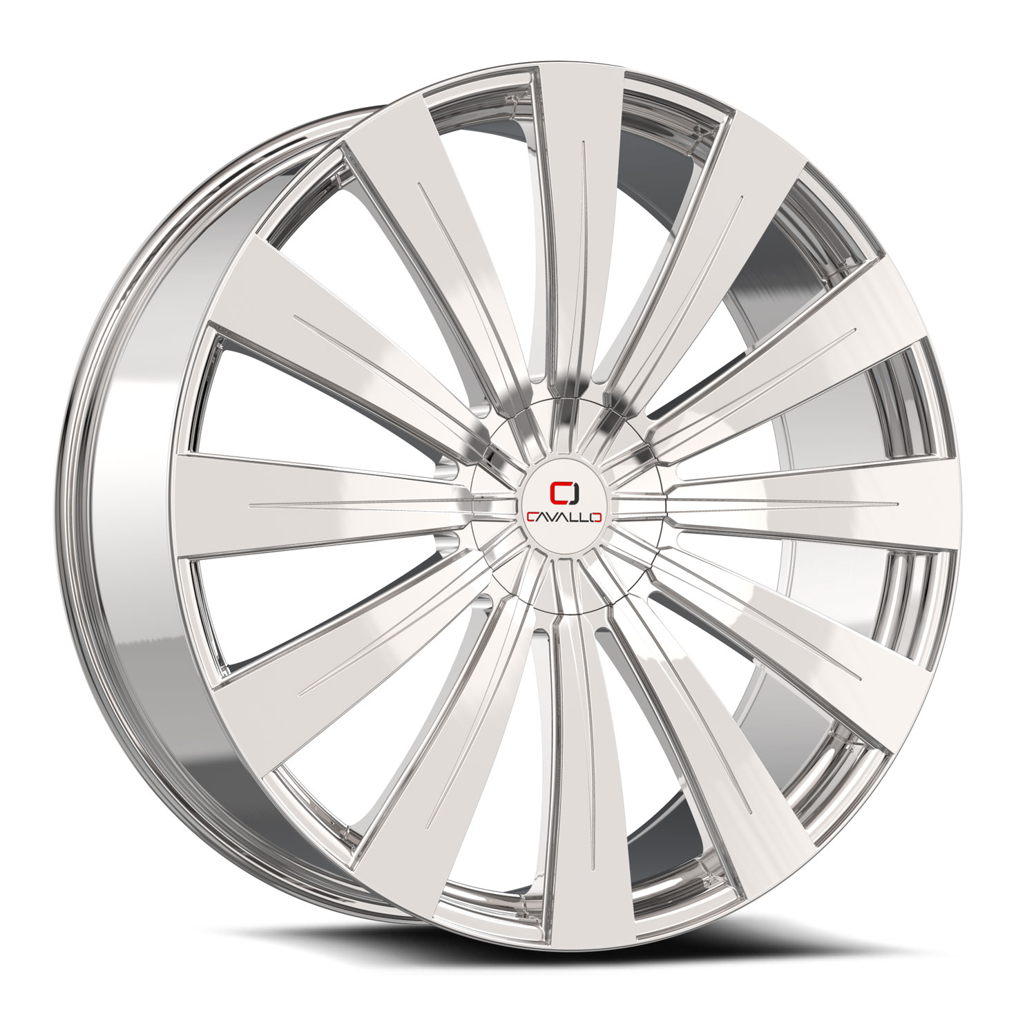Cavallo CLV-49 Nano Chrome 20x8.5 (+25)6x135