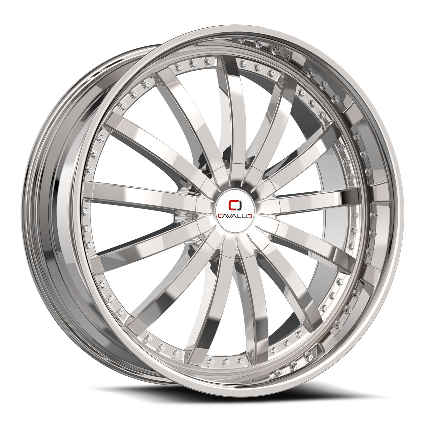 Cavallo Clv-53 Chrome 24x9 (+18) Blank 5x/6x