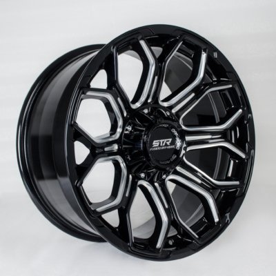 Str Gloss Black Milled Str91gbm 20x10 (0) 5-127/139.7