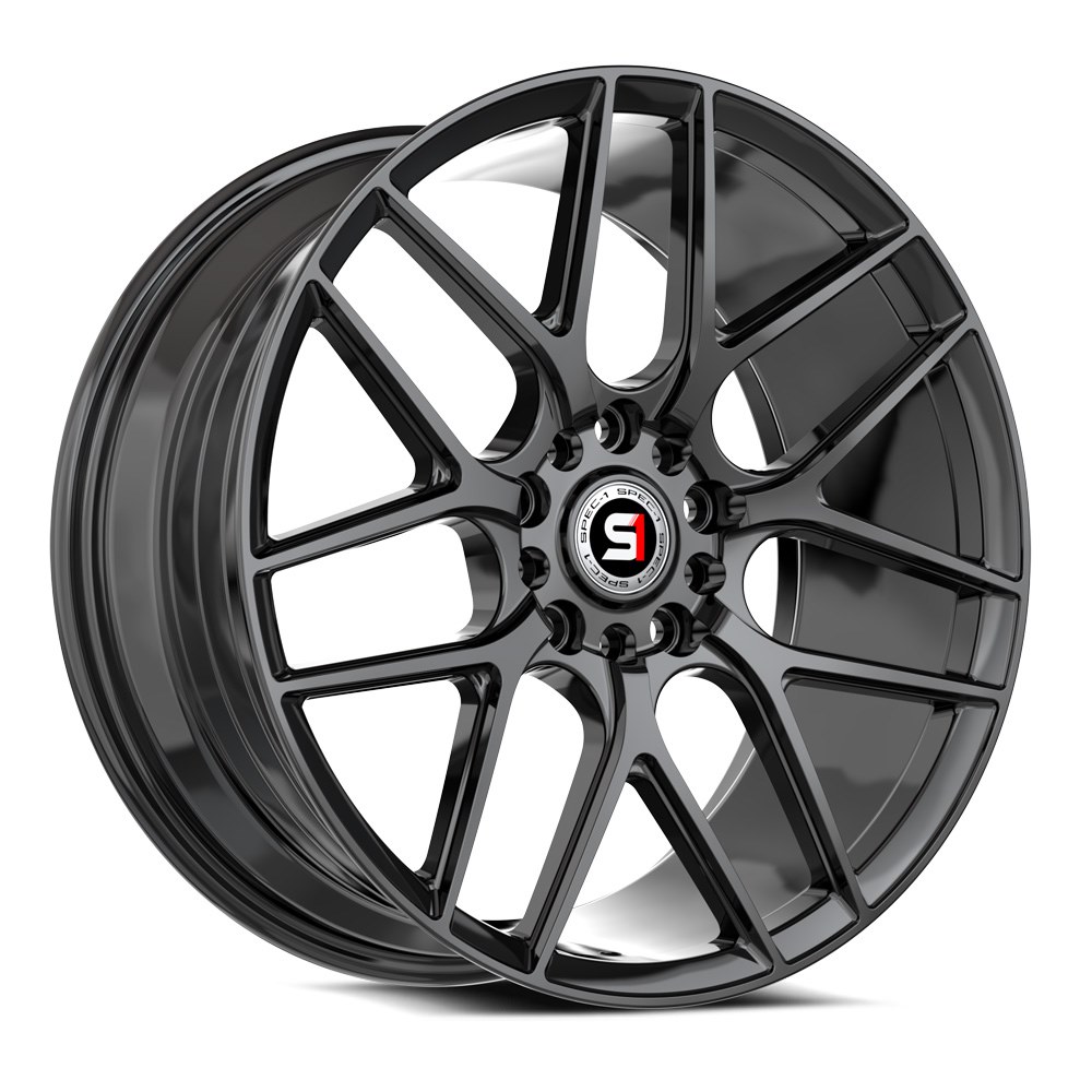 Spec-1 SP-78 Gloss Black 16x7.5 (+30)4x100