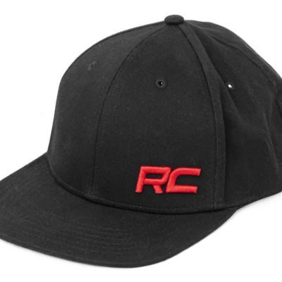 Rough Country Flat Bill Hat Black Rough Country
