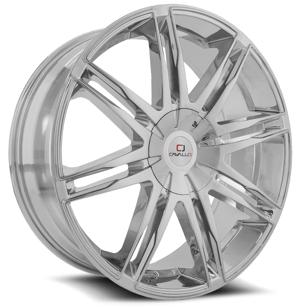 Cavallo Clv-18 Chrome 20x8.5 (+35) 5x110