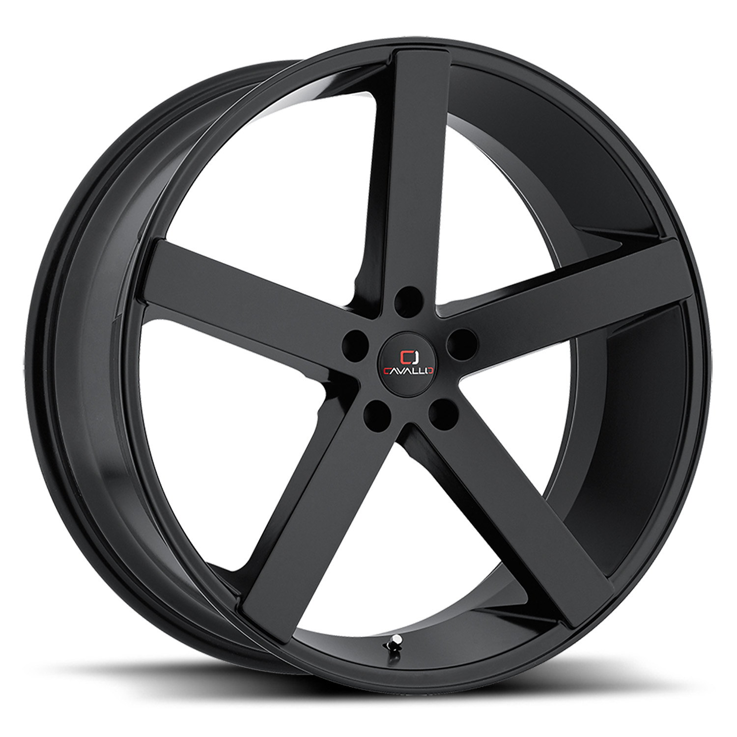 Cavallo Clv-5 Gloss Black 22x9 (+35) 5x112