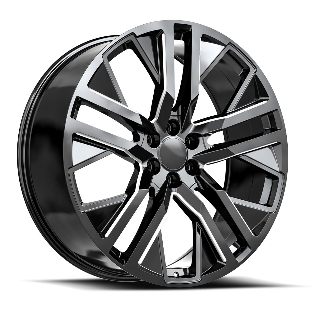 O.e. Revolution D-36 Gloss Black & Milled 26x10 (+31) 6x139.7