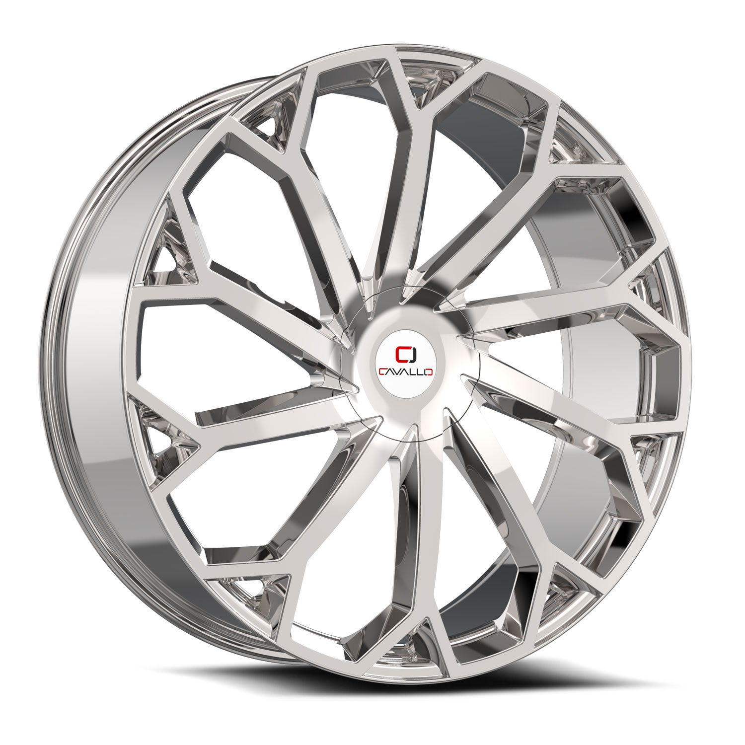 Cavallo Clv-51 Chrome 26x9.5 (+18) Blank 5x/6x