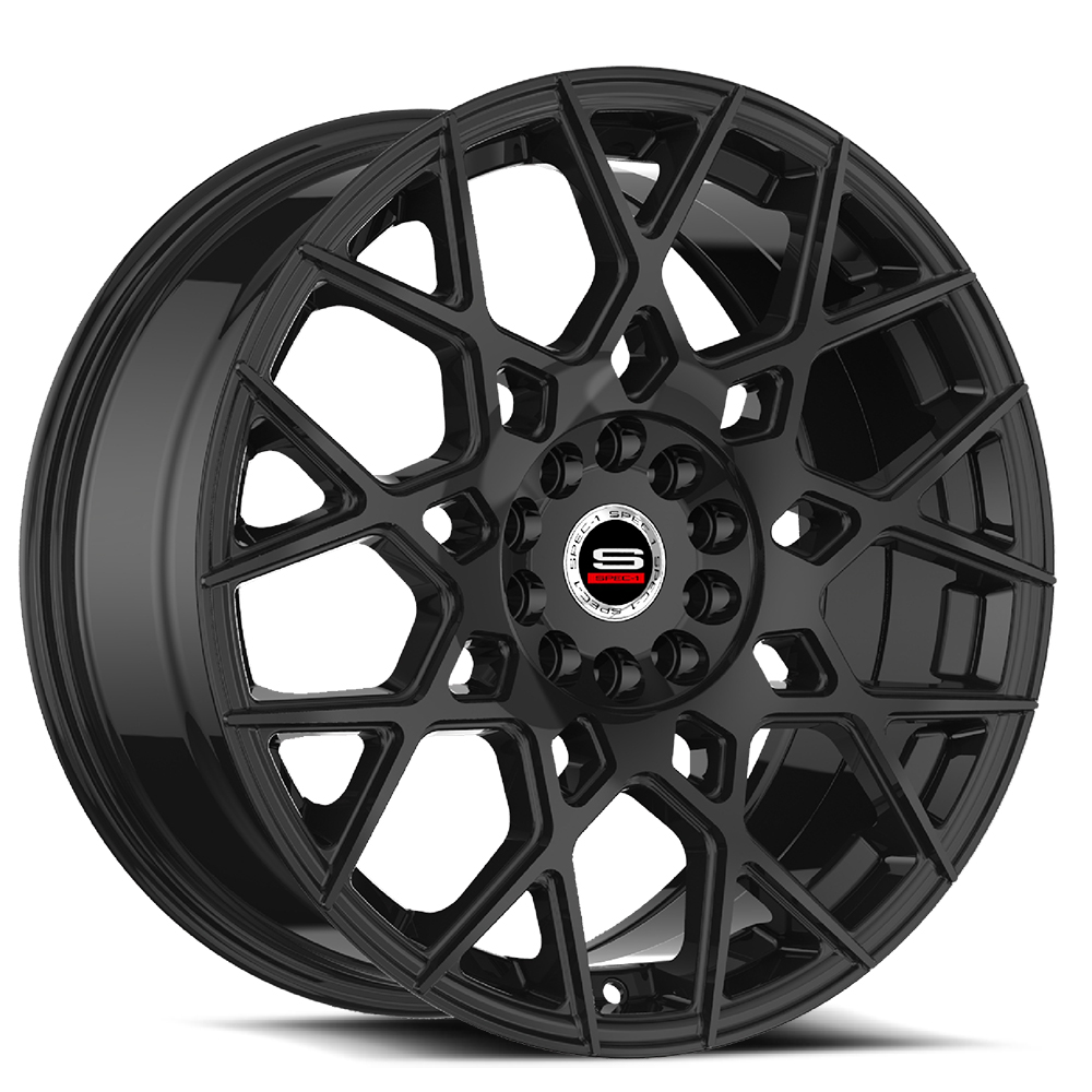 Spec-1 Sp-52 Gloss Black 18x8 (+38) 4x100