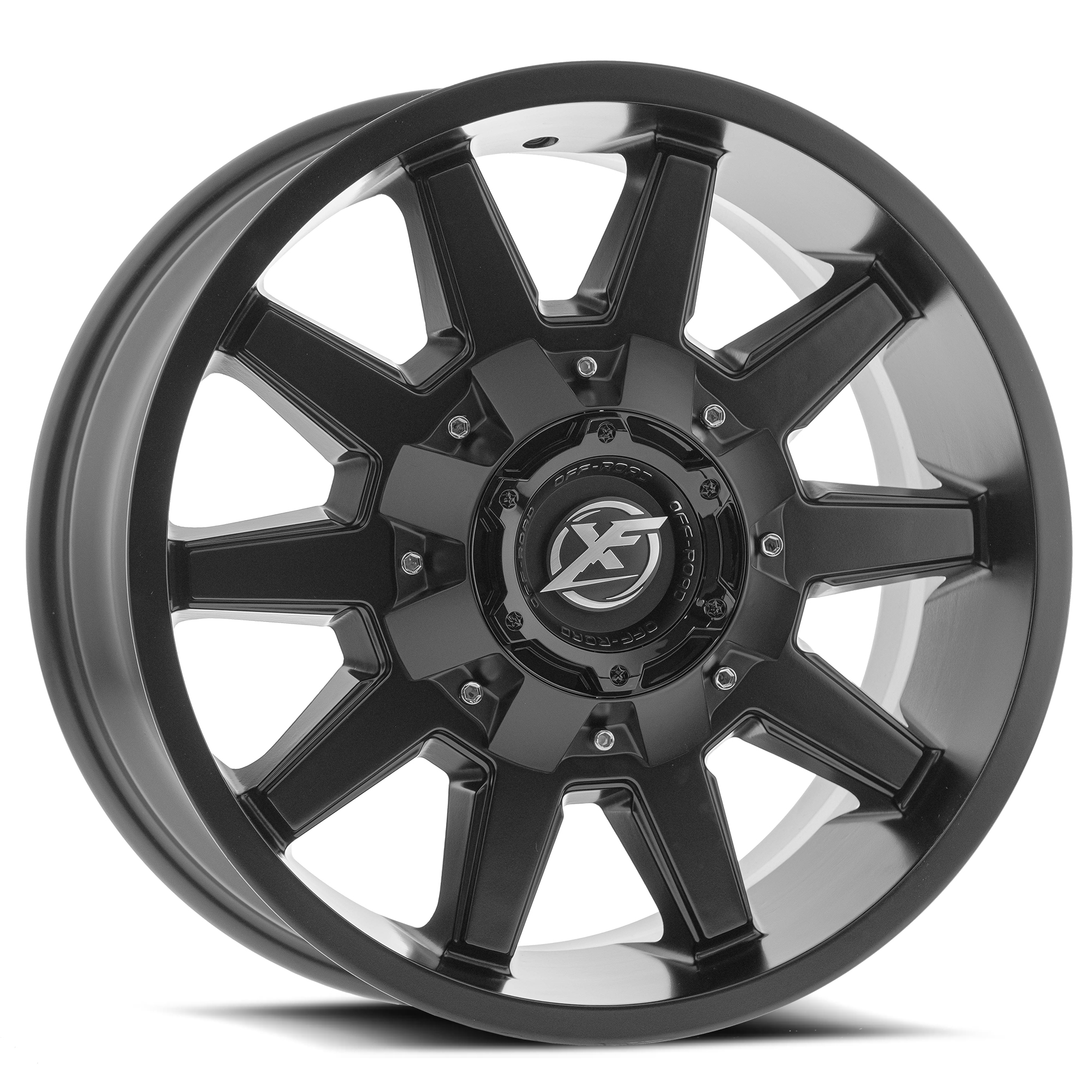 Xf Off-road Xf-219 Matte Black 17x9 (+12) 8x165.1