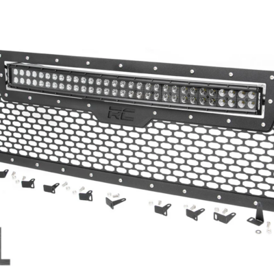 Sierra Mesh Grille 30 Inch Dual Row Black Series LED w/Amber DRL 14-15 Sierra 1500 Rough Country