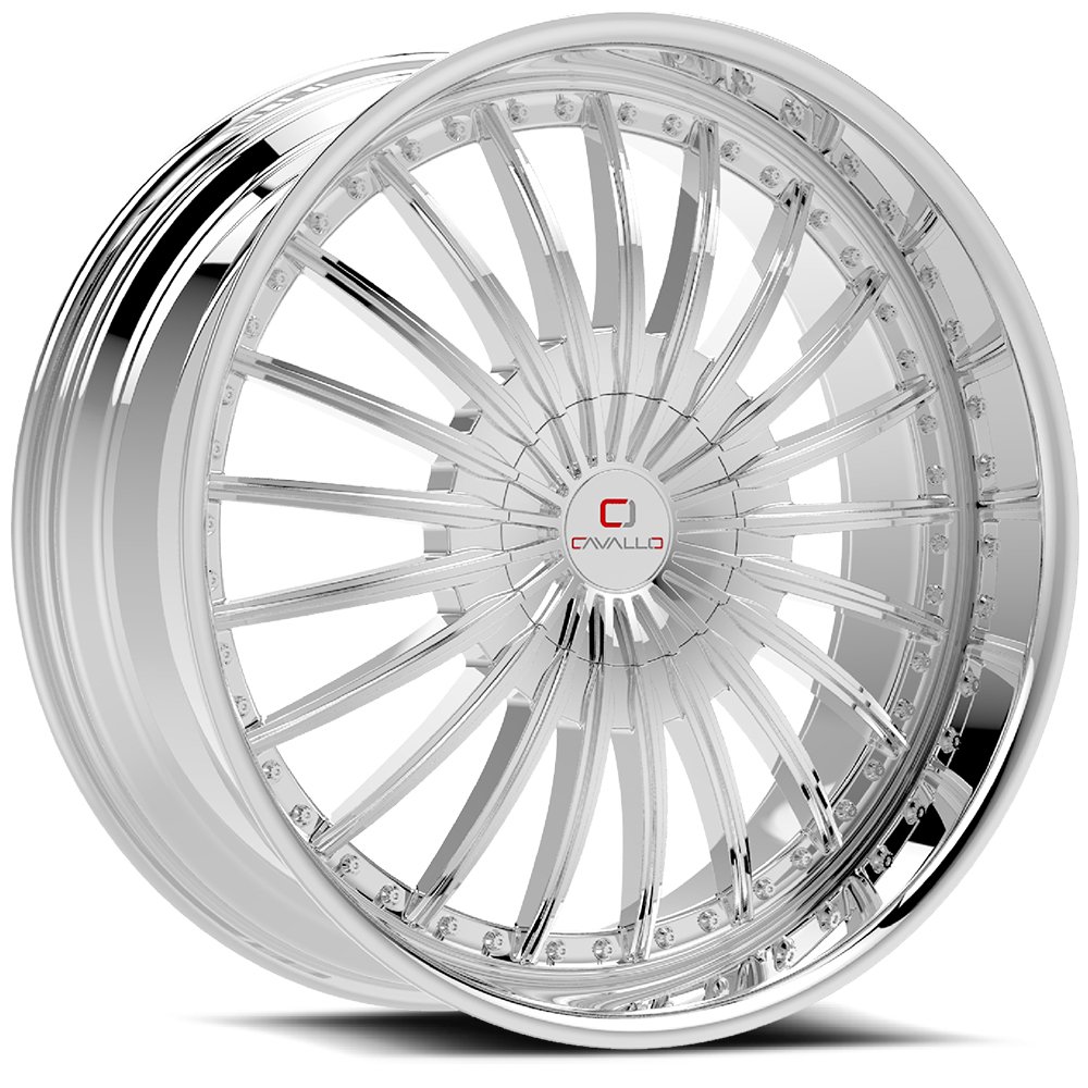 Cavallo CLV-32 Nano Chrome 18x8 (+35)4x100