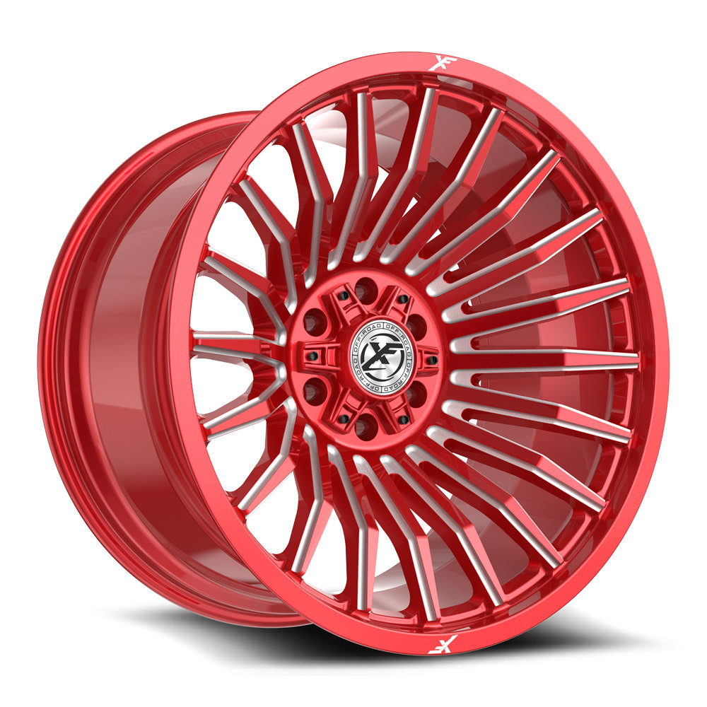 XF Off-Road XF-231 Anodized Red & Milled 20x10 (+-12)5x127
