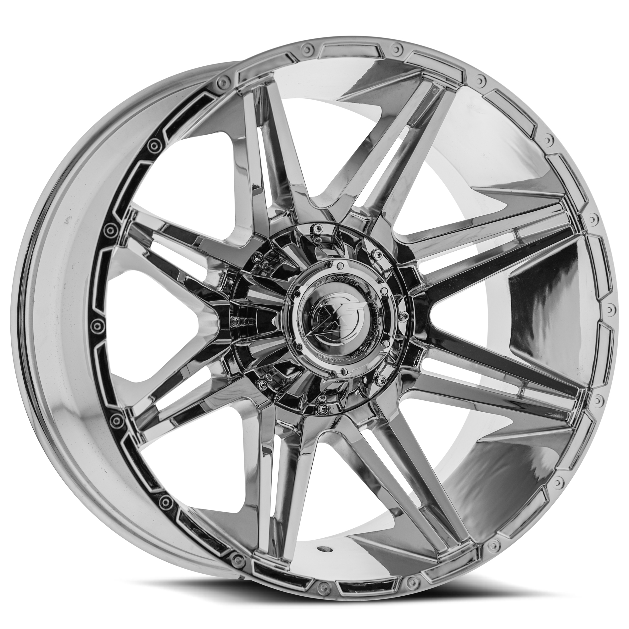 Xf Off-road Xf-220 Chrome 22x10 (-18) 5x127