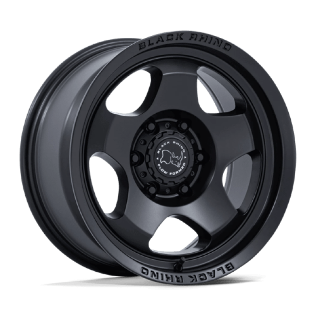 Black Rhino Hard Alloys Br031 Sol Matte Black 17x8 (+30) 6x139.7