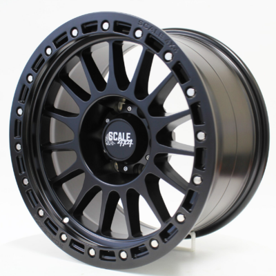 Scale 4x4 S01 Matte Black 17x9 6x139.7mm
